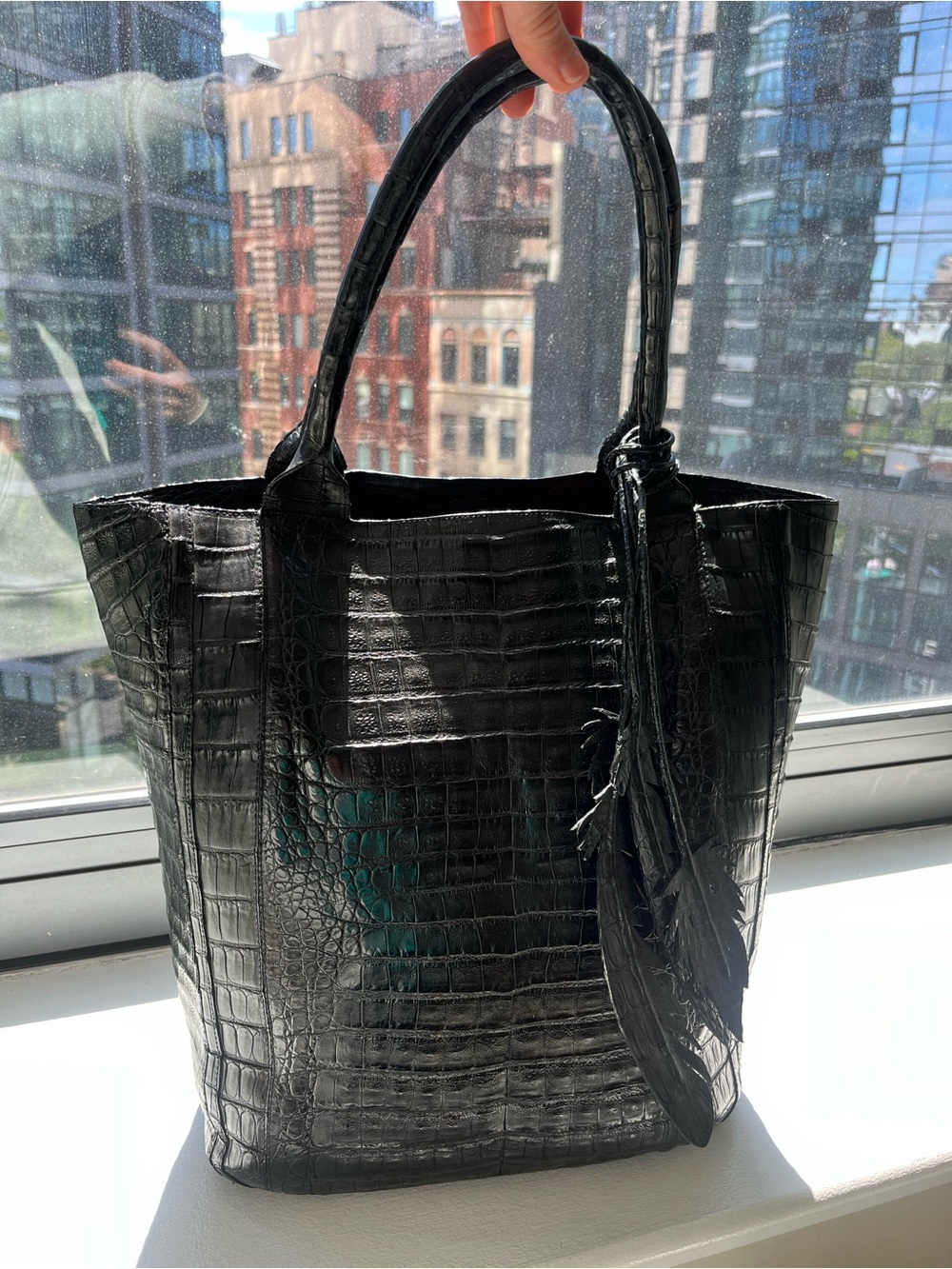 Nancy Gonzalez Crocodile Tote Bag